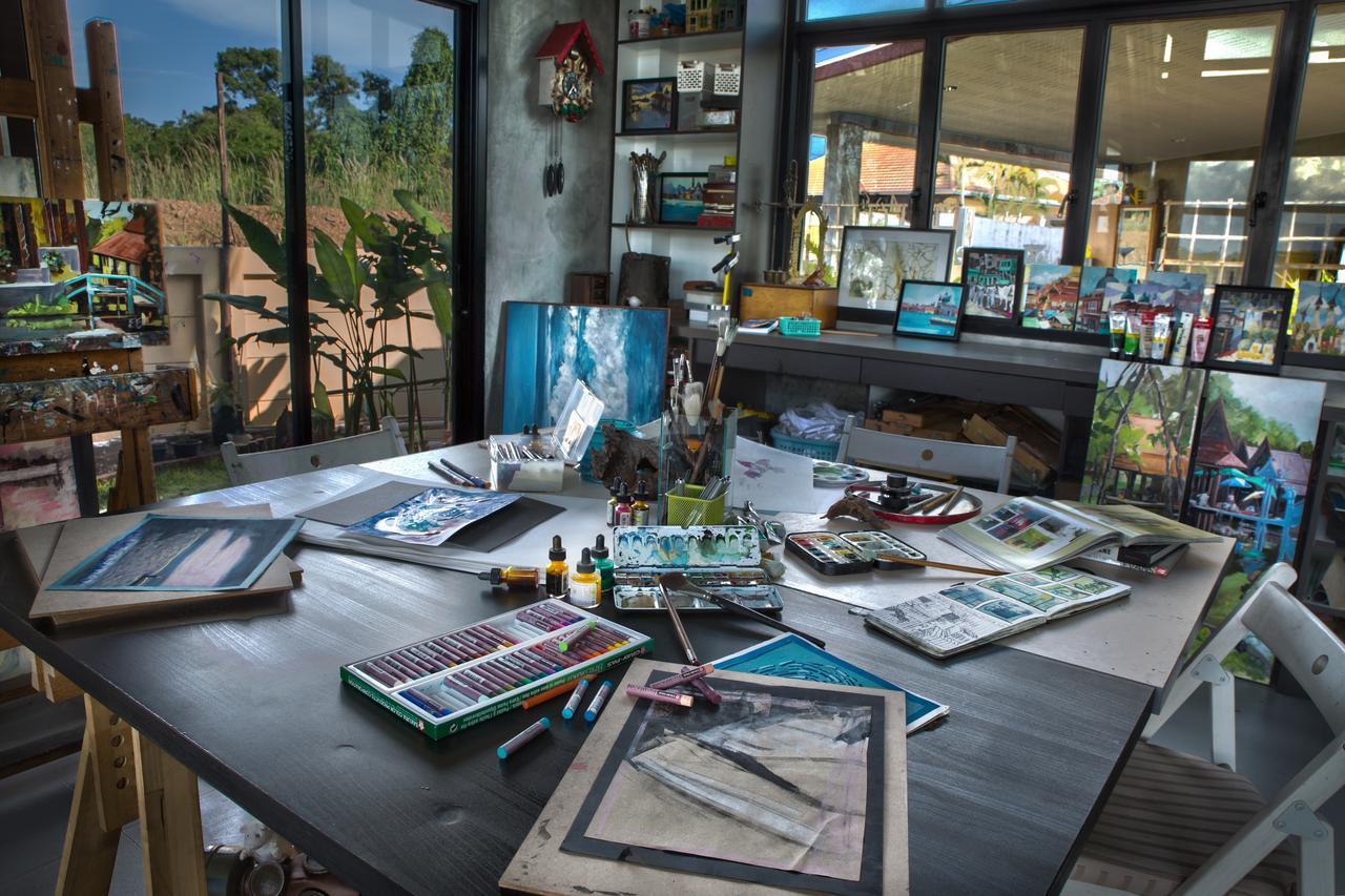 Elsie Evans Art Retreat Rayong Esterno foto